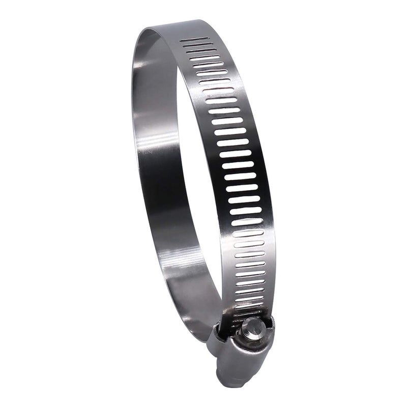 ROADFORMER 3.5" Worm Gear Hose Clamp - SAE 56 Size, Full Stainless Steel with 1/2" Band Width, Working Range 78mm - 102mm Hose Clamps, 10 Pack - Image 2